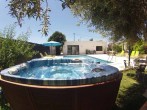 Hot tub and villa